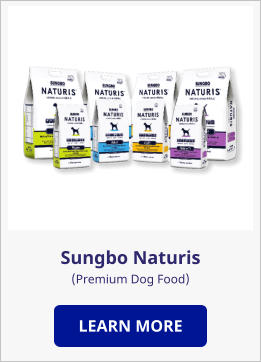 Sungbo Naturis (Premium Dog Food) LEARN MORE