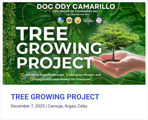 TREE GROWING PROJECT December 7, 2025 | Cansuje, Argao, Cebu